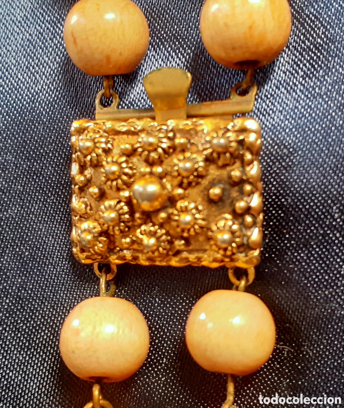 Vintage: Collar con cuentas en madera - vintage - Foto 2