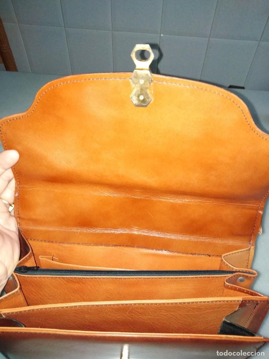 Vintage: Bolso de excelente piel - Foto 4