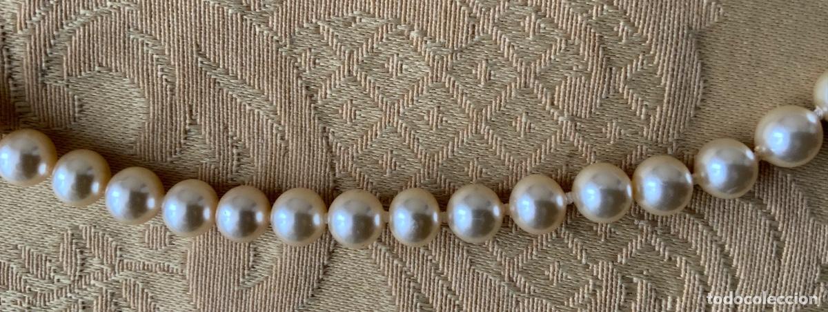Vintage: COLLAR A&Ntilde;O 60 PERLAS DE MALLORCA 25 cm - Foto 6