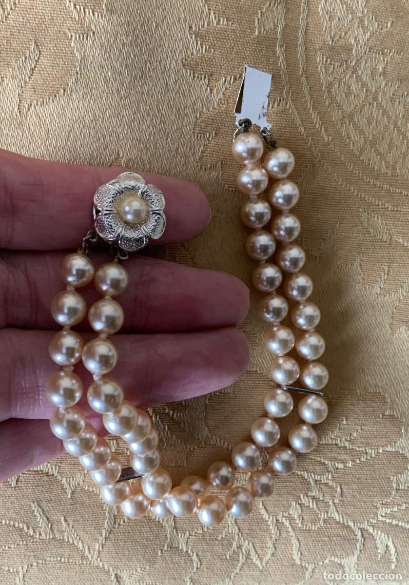 Vintage: PULSERA DE 2 VUELTAS PERLAS DE MALLORCA - Foto 5