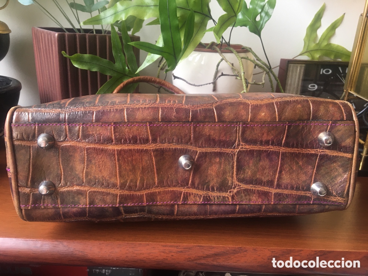 Vintage: bolso en piel labrada de Looky - Foto 3