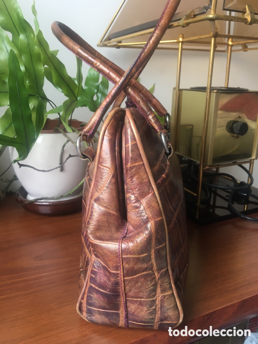 Vintage: bolso en piel labrada de Looky - Foto 4