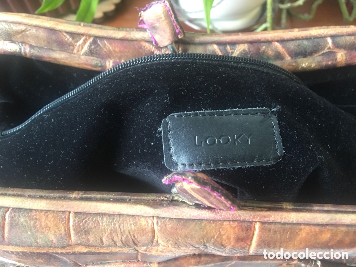 Vintage: bolso en piel labrada de Looky - Foto 6