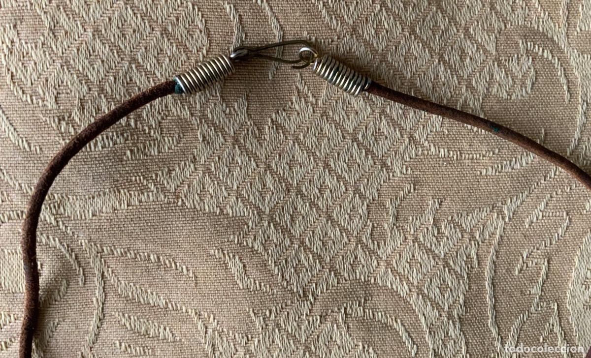 Vintage: COLLAR GARGANTILLA CON BALA DE LATON - Foto 5