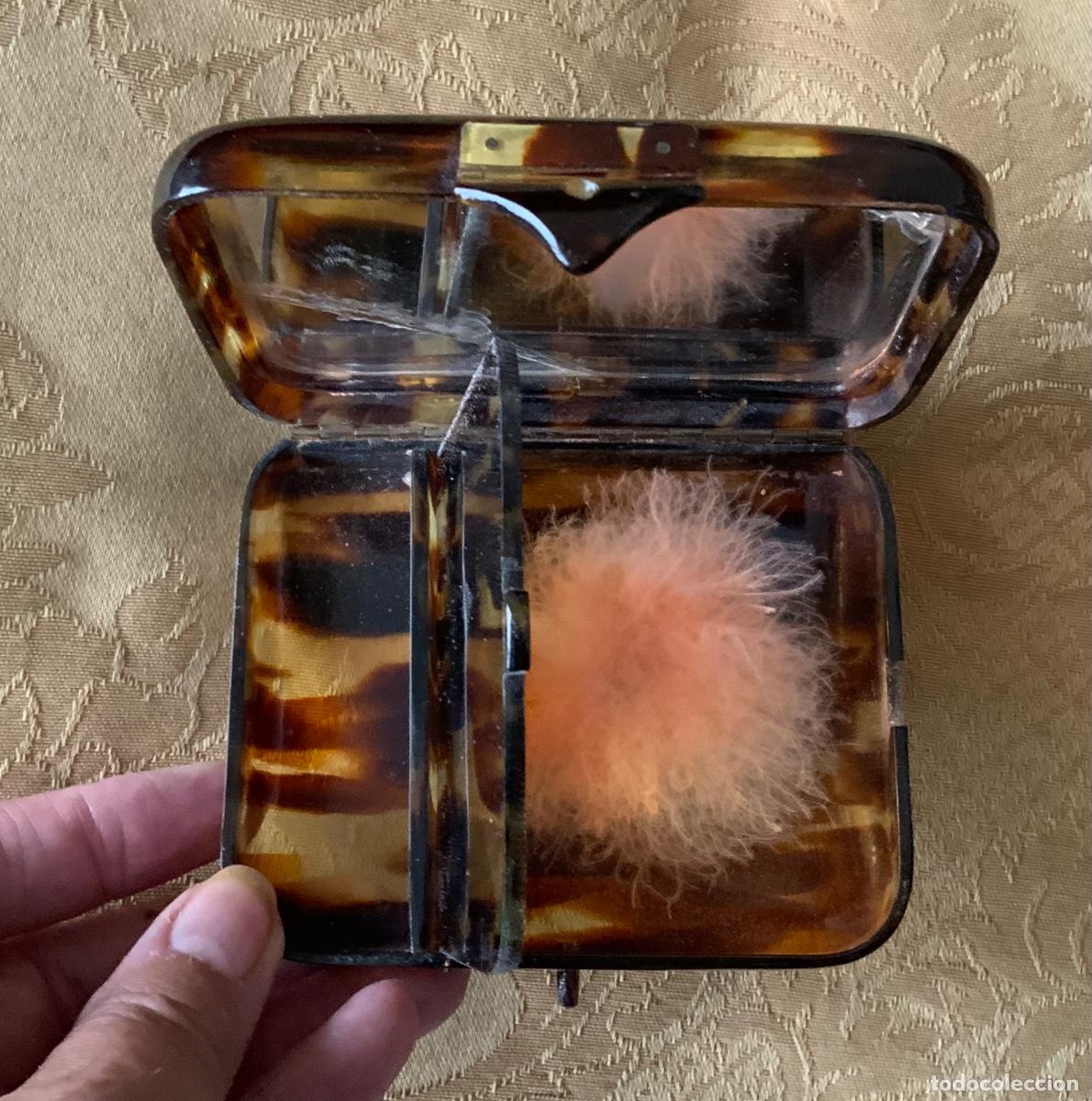 Vintage: POLVERA PEQUE&Ntilde;O BOLSO SIMIL CAREY - Foto 8