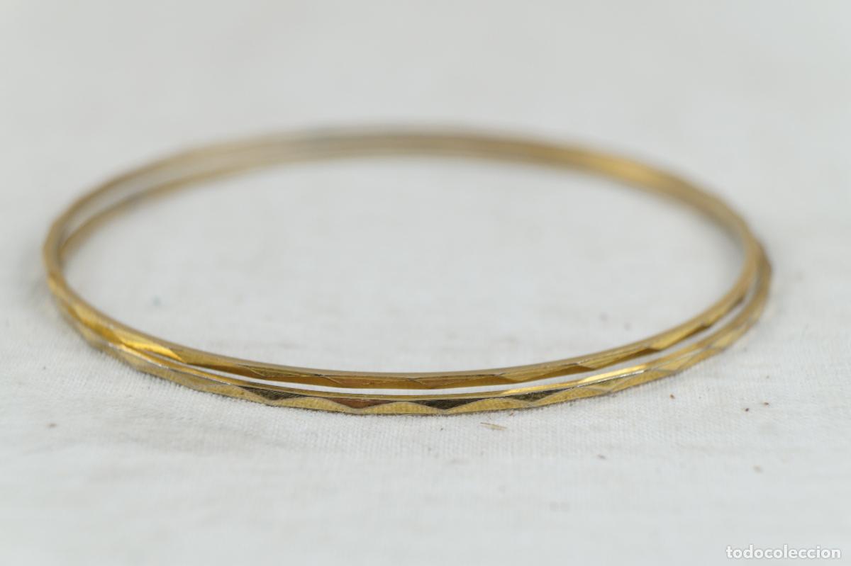Vintage: Conjunto pulseras doradas - 65 mm - Foto 1