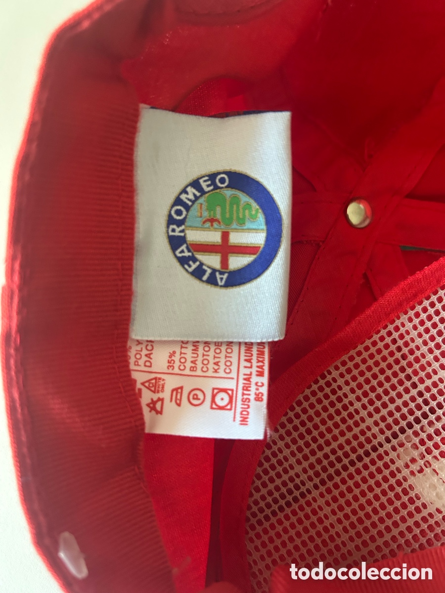 Vintage: Gorra Alfa Romeo vintage - Foto 3