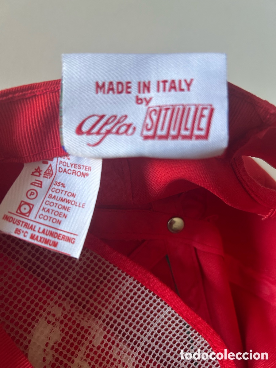 Vintage: Gorra Alfa Romeo vintage - Foto 4