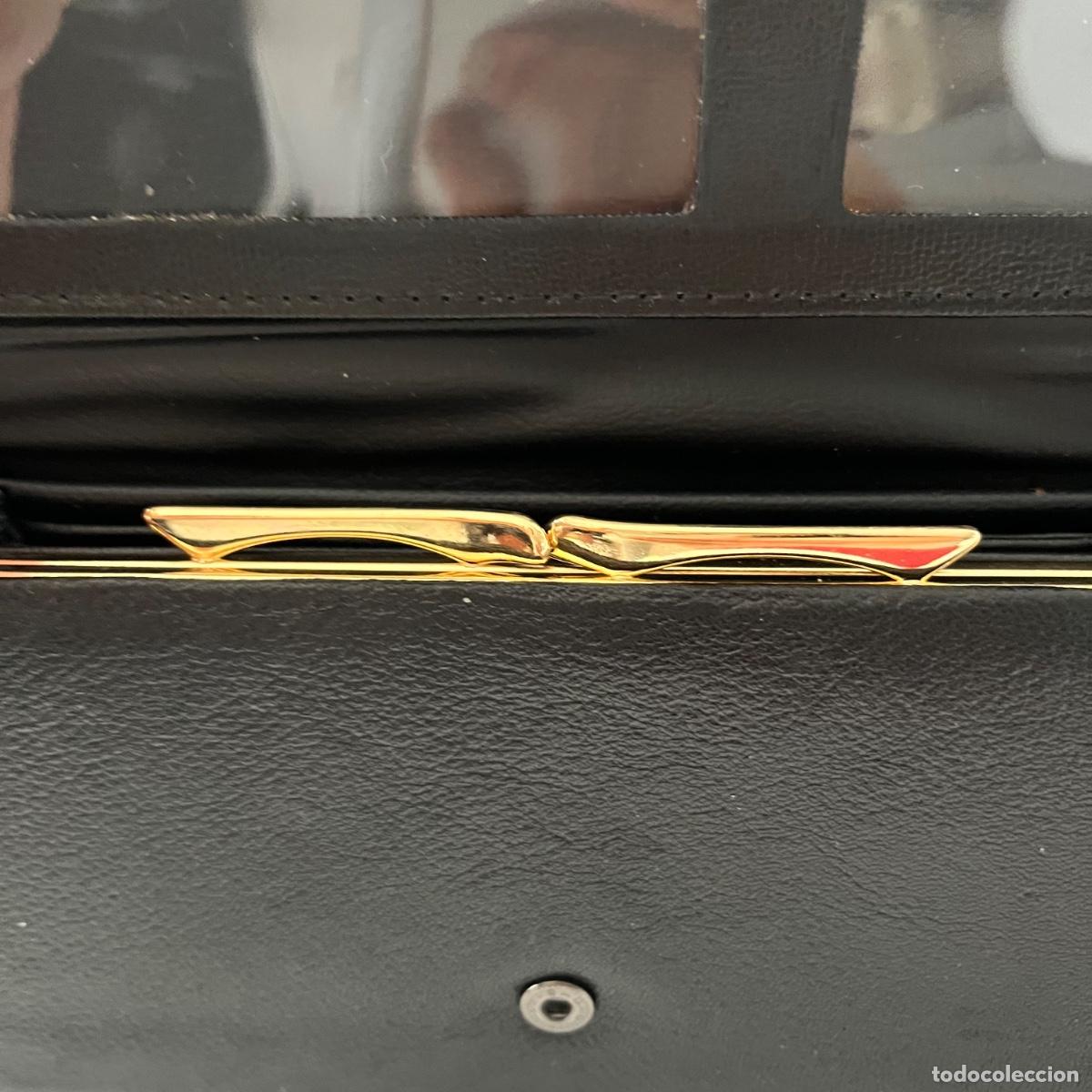 Vintage: Cartera monedero negra - Foto 3