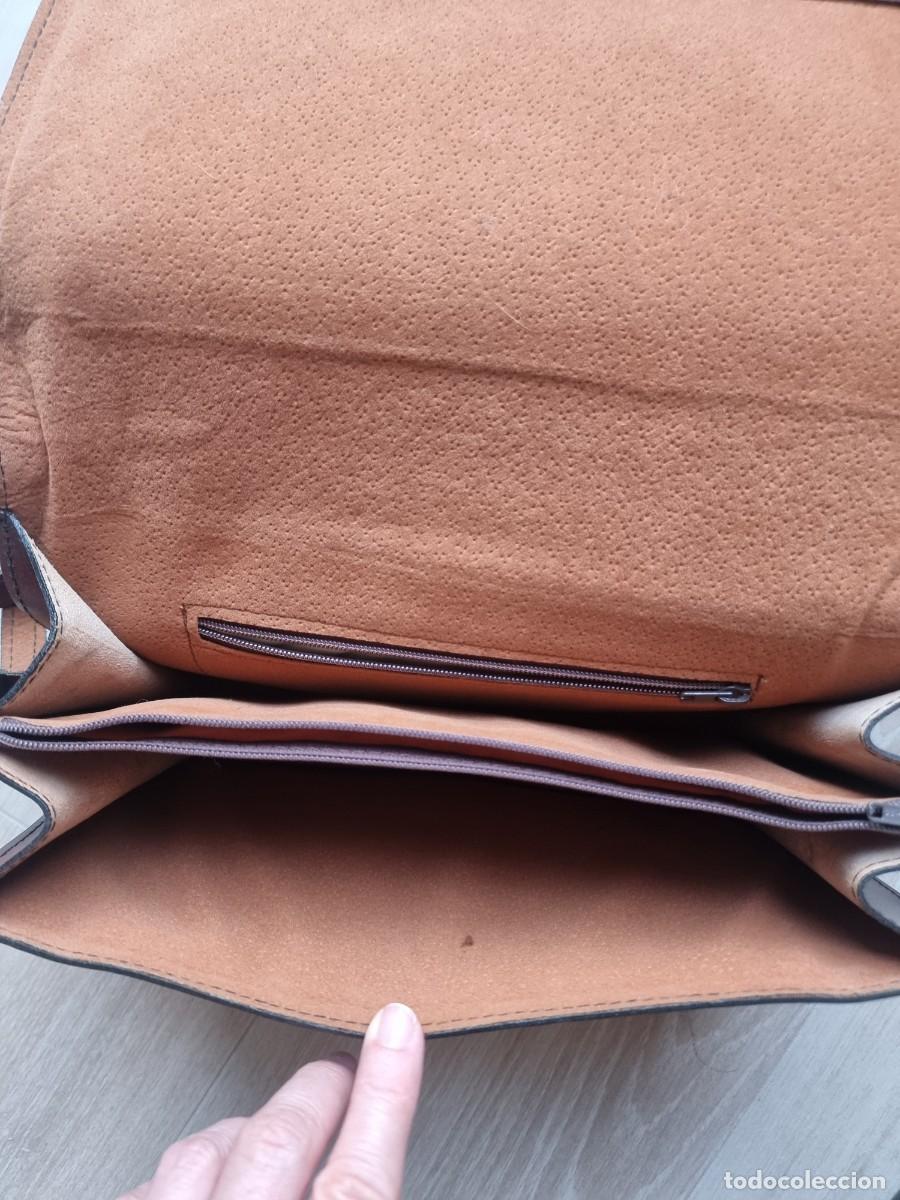 Vintage: Bolso de cuero vintage. - Foto 3