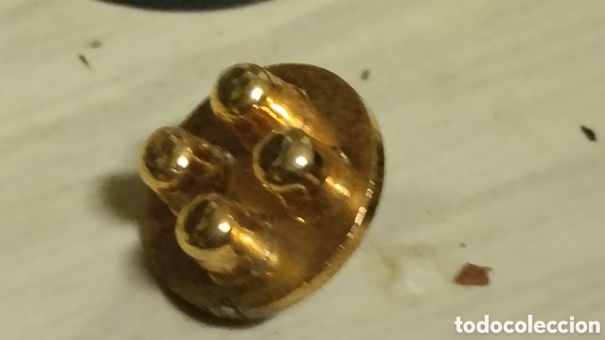 Vintage: CURIOSO BOTON DORADO. BUEN ESTADO - Foto 2
