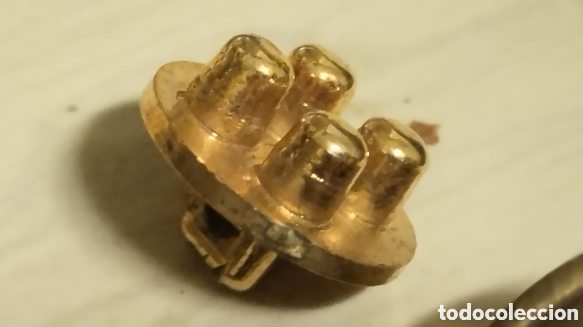 Vintage: CURIOSO BOTON DORADO. BUEN ESTADO - Foto 1