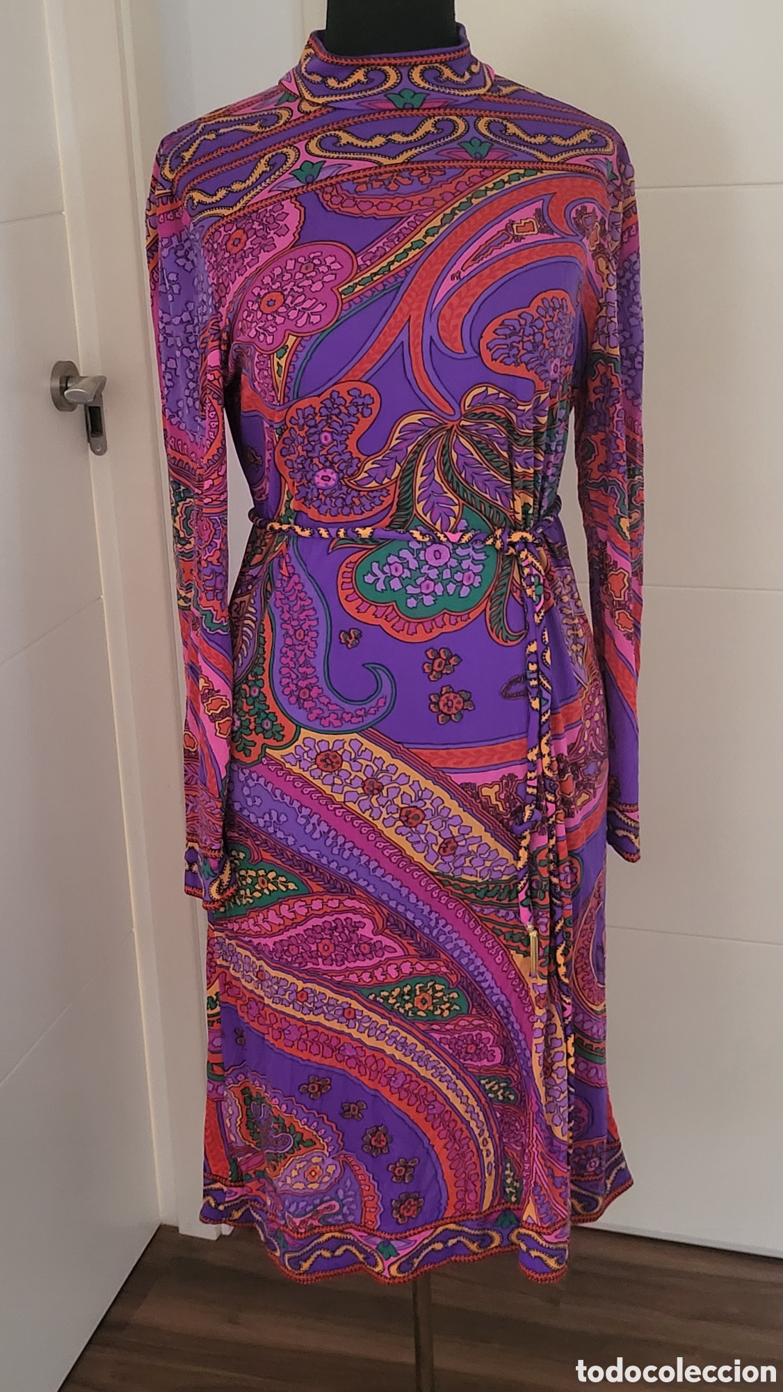 Vintage: VINTAGE LEONARD PARIS VESTIDO - Foto 2