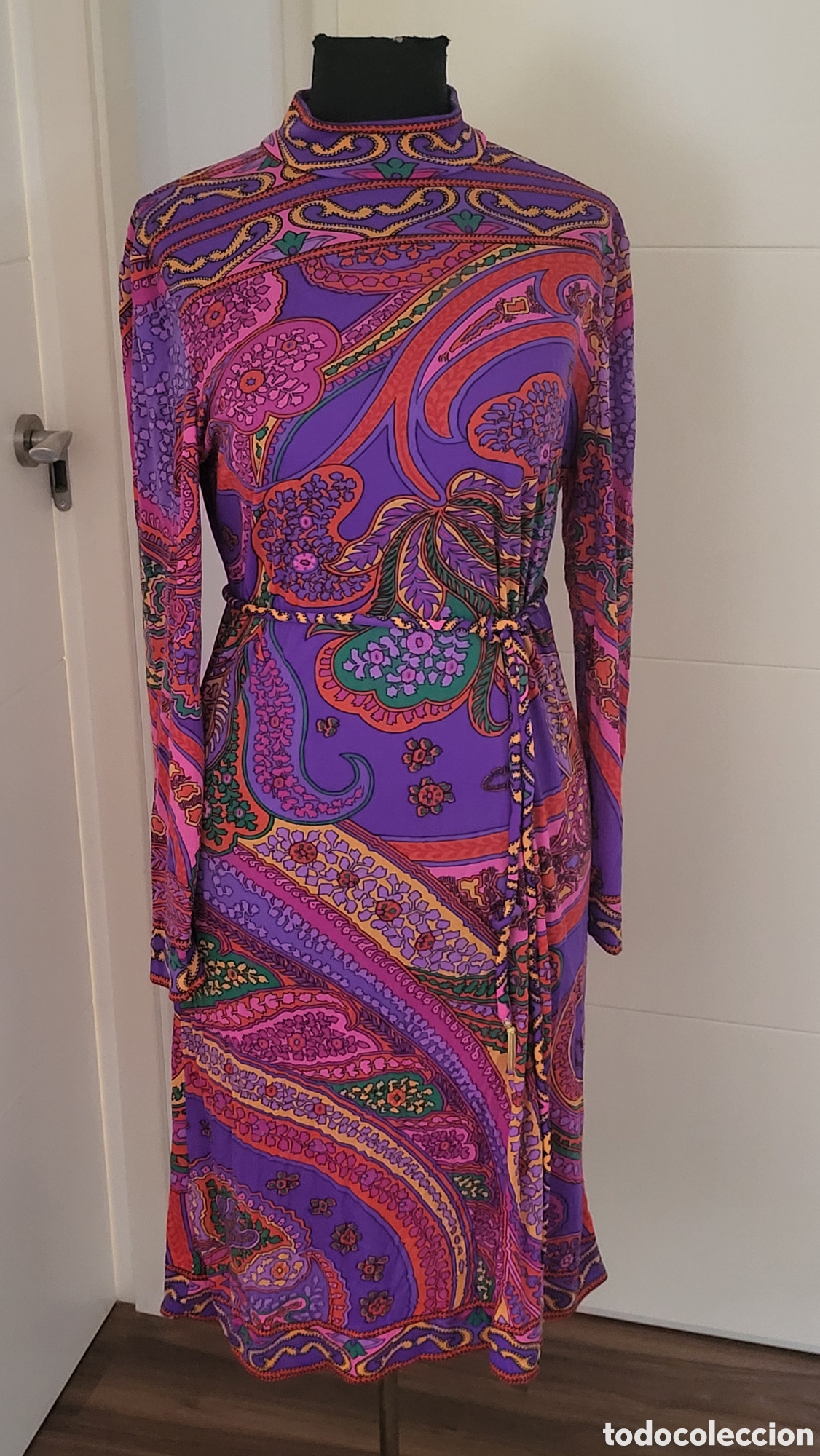 Vintage: VINTAGE LEONARD PARIS VESTIDO - Foto 1