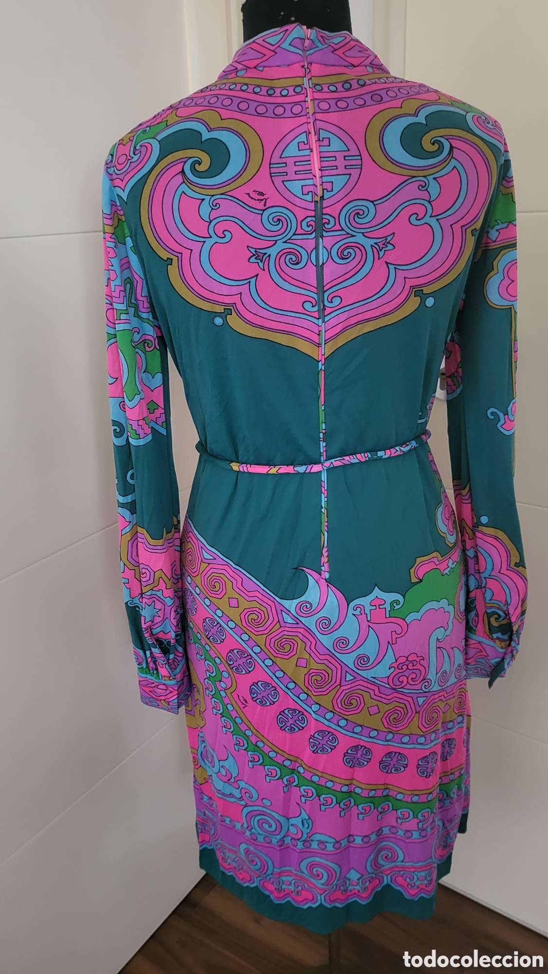 Vintage: VINTAGE VESTIDO LEONARD PARIS - Foto 6