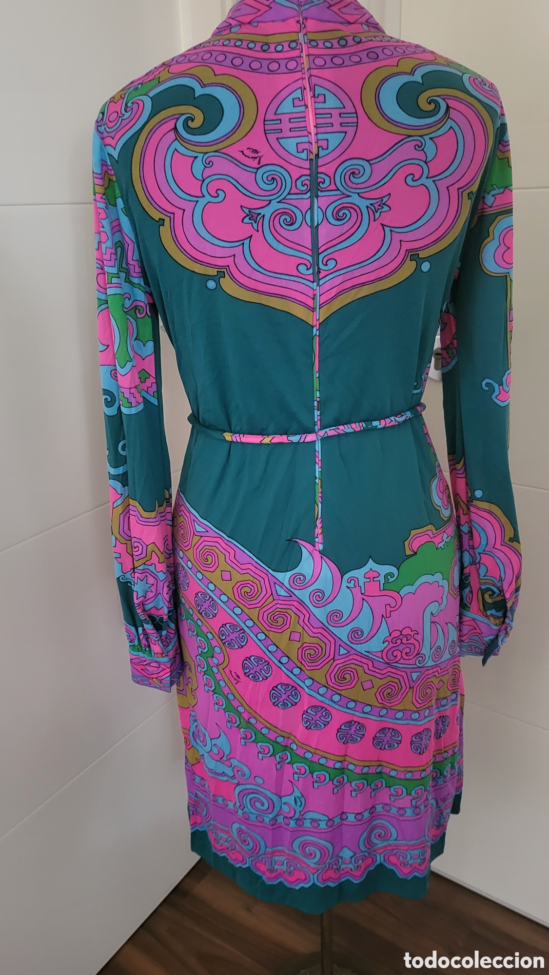 Vintage: VINTAGE VESTIDO LEONARD PARIS - Foto 2