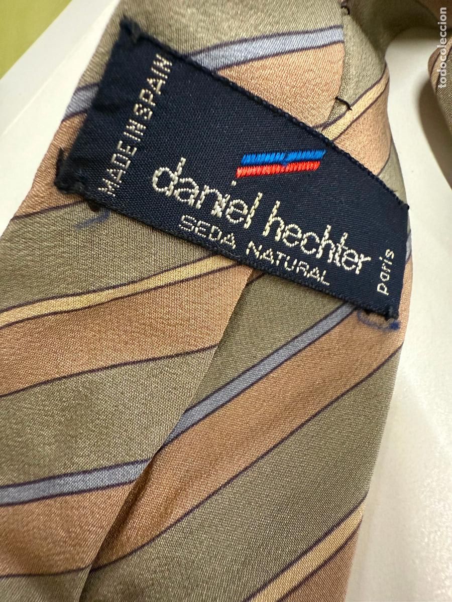Vintage: Bonita corbata de SEDA natural. Daniel Hechler - Foto 2