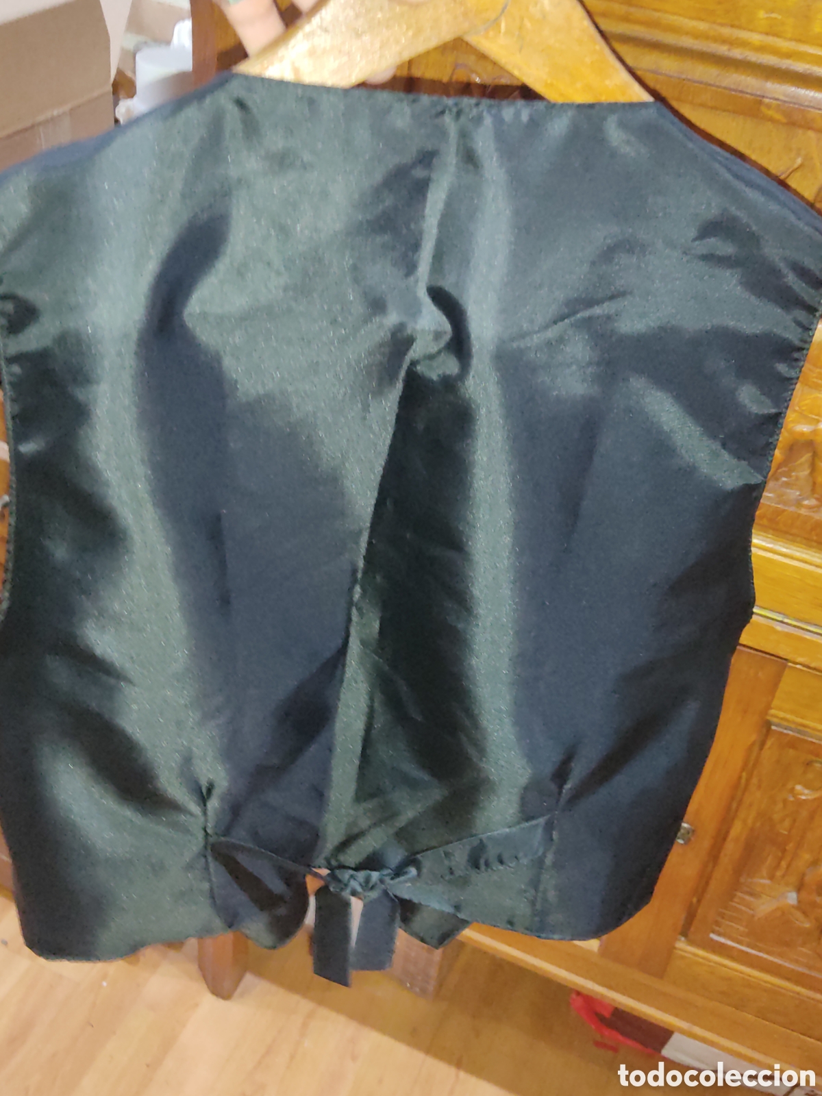 Vintage: Chaleco negro de Tergal,talla 44. - Foto 8