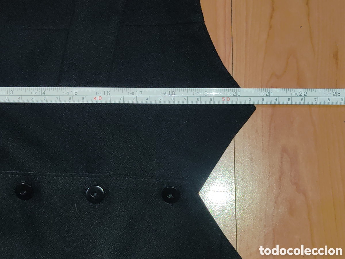 Vintage: Chaleco negro de Tergal,talla 44. - Foto 12