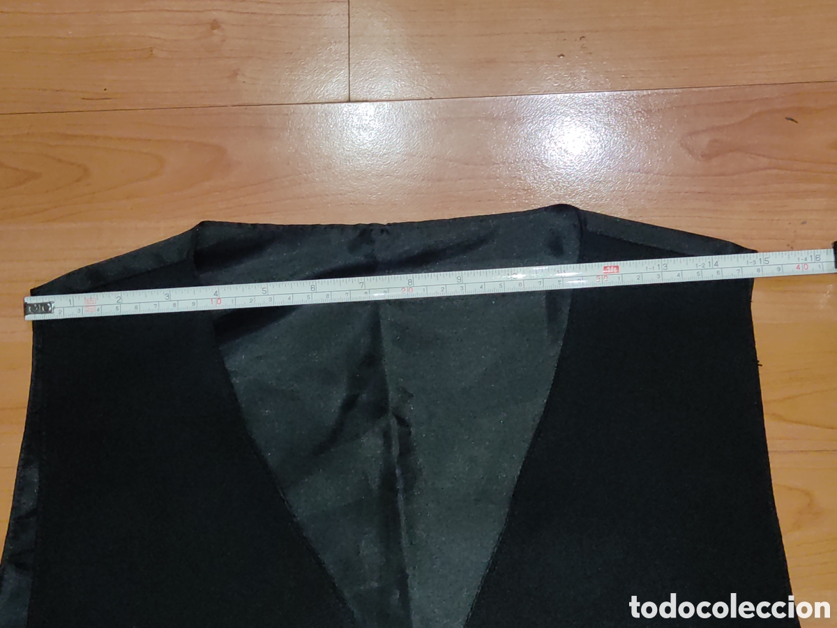 Vintage: Chaleco negro de Tergal,talla 44. - Foto 13
