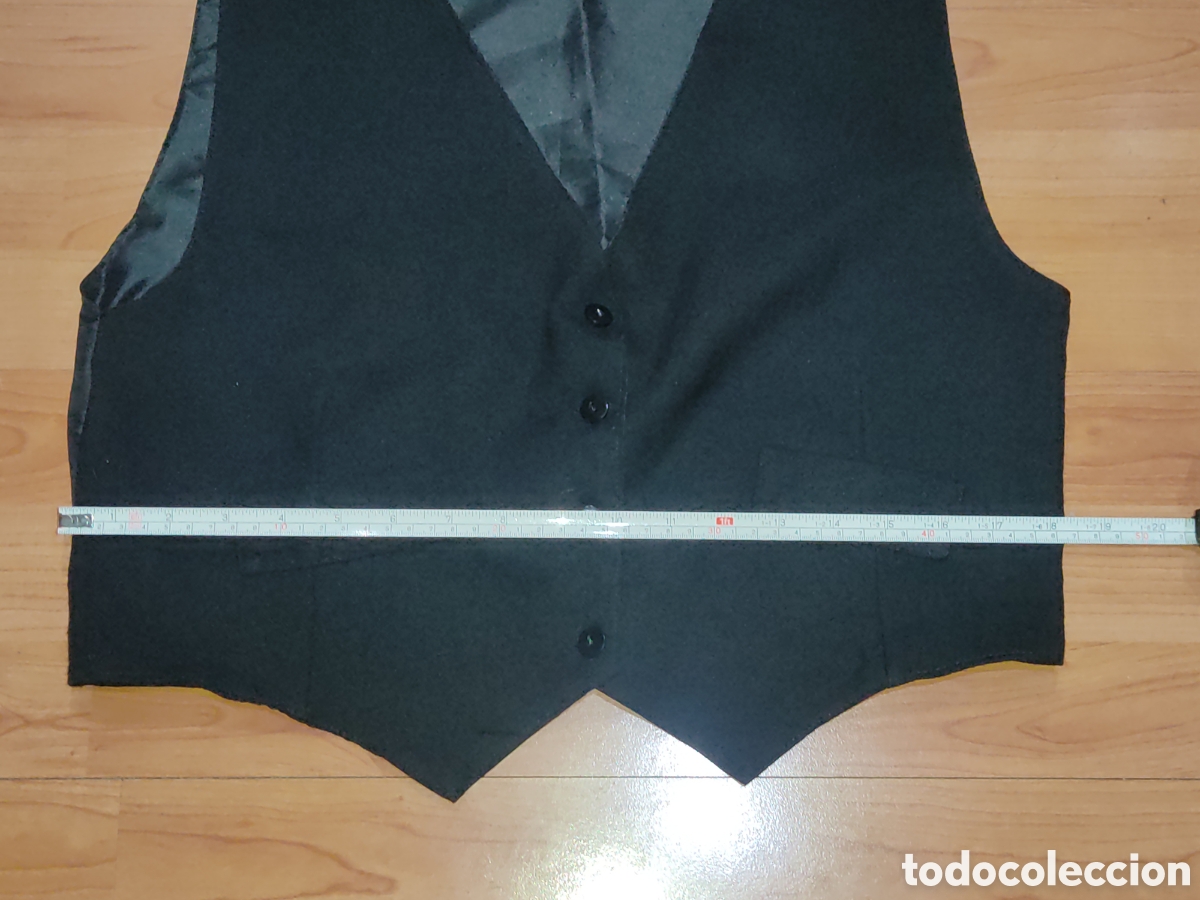 Vintage: Chaleco negro de Tergal,talla 44. - Foto 15