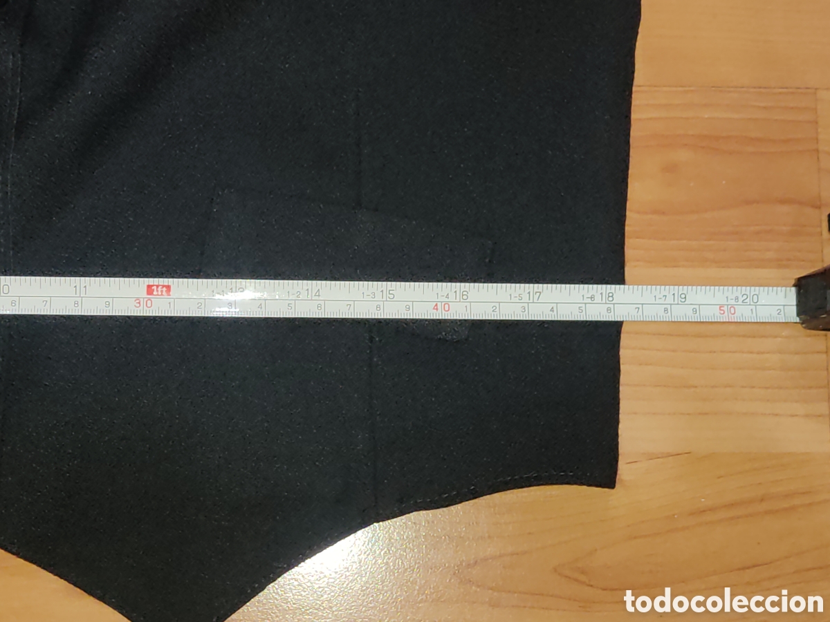 Vintage: Chaleco negro de Tergal,talla 44. - Foto 16