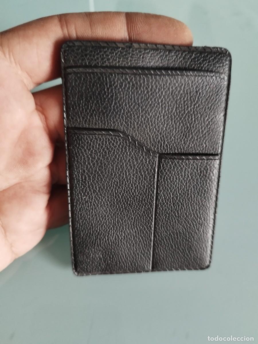 Vintage: Funda tarjetero de bolsillo, cartera billetera. - Foto 2