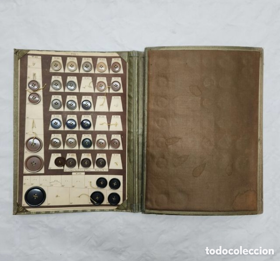Vintage: Cat&aacute;logo botones 1929. Buttons 1929. - Foto 2