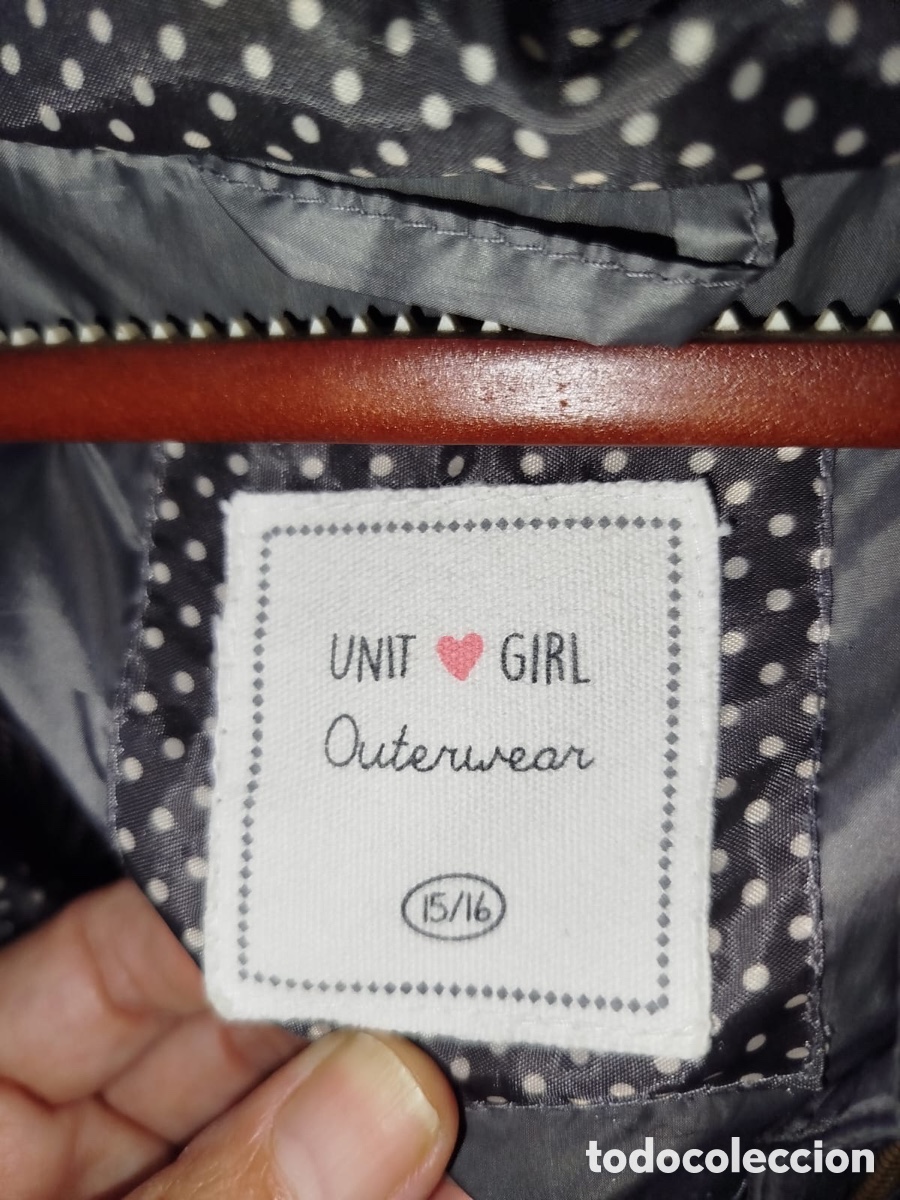 Vintage: Chaquet&oacute;n largo acolchado marca Unit - Foto 4