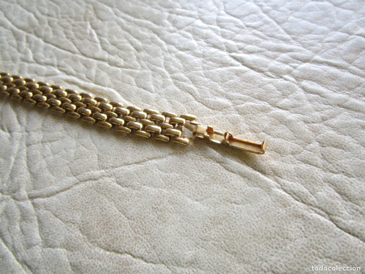 Vintage: pulsera con ba&ntilde;o de oro y sello GLO - Foto 3