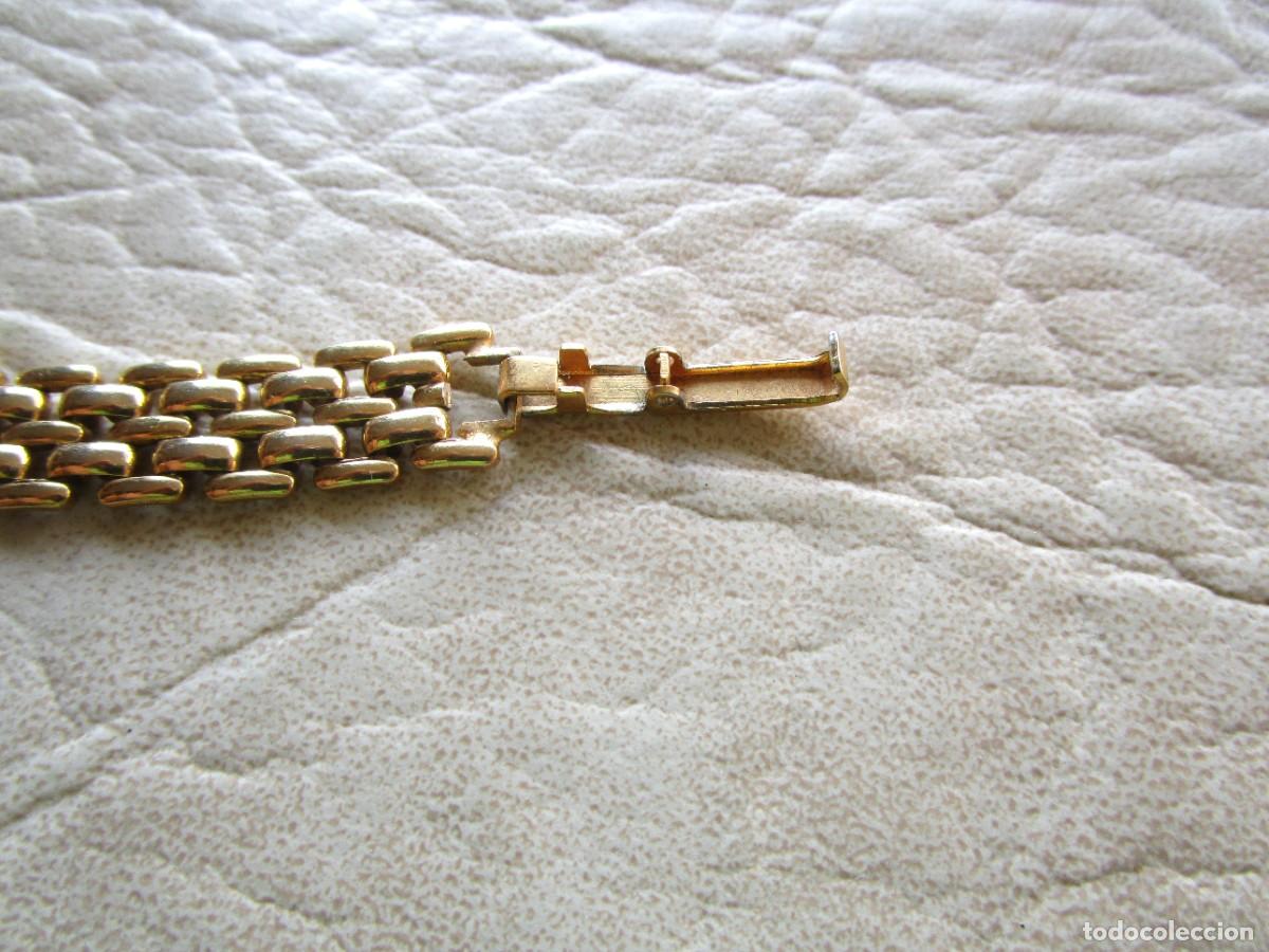 Vintage: pulsera con ba&ntilde;o de oro y sello GLO - Foto 4