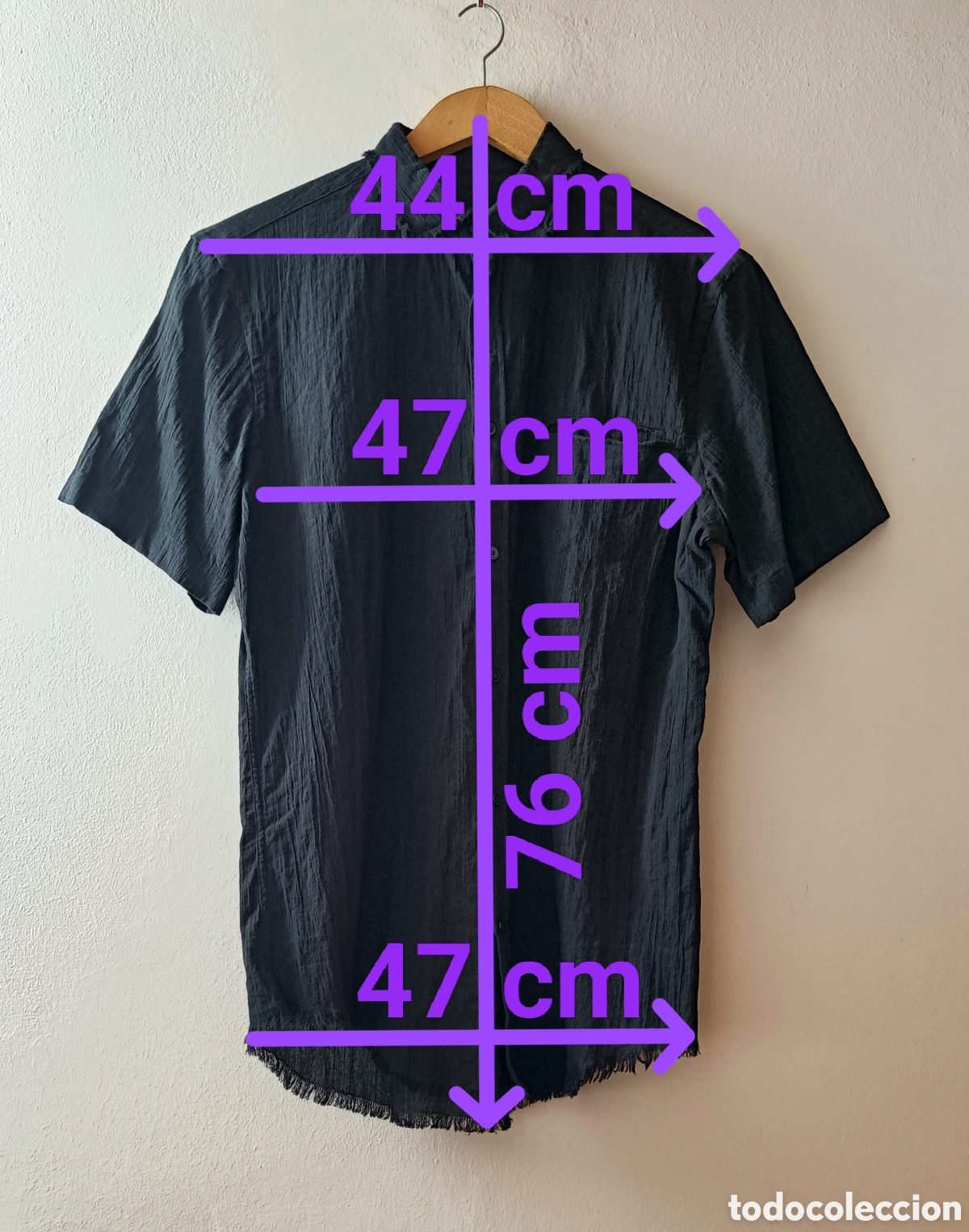 Vintage: Camisa de manga corta - Foto 5