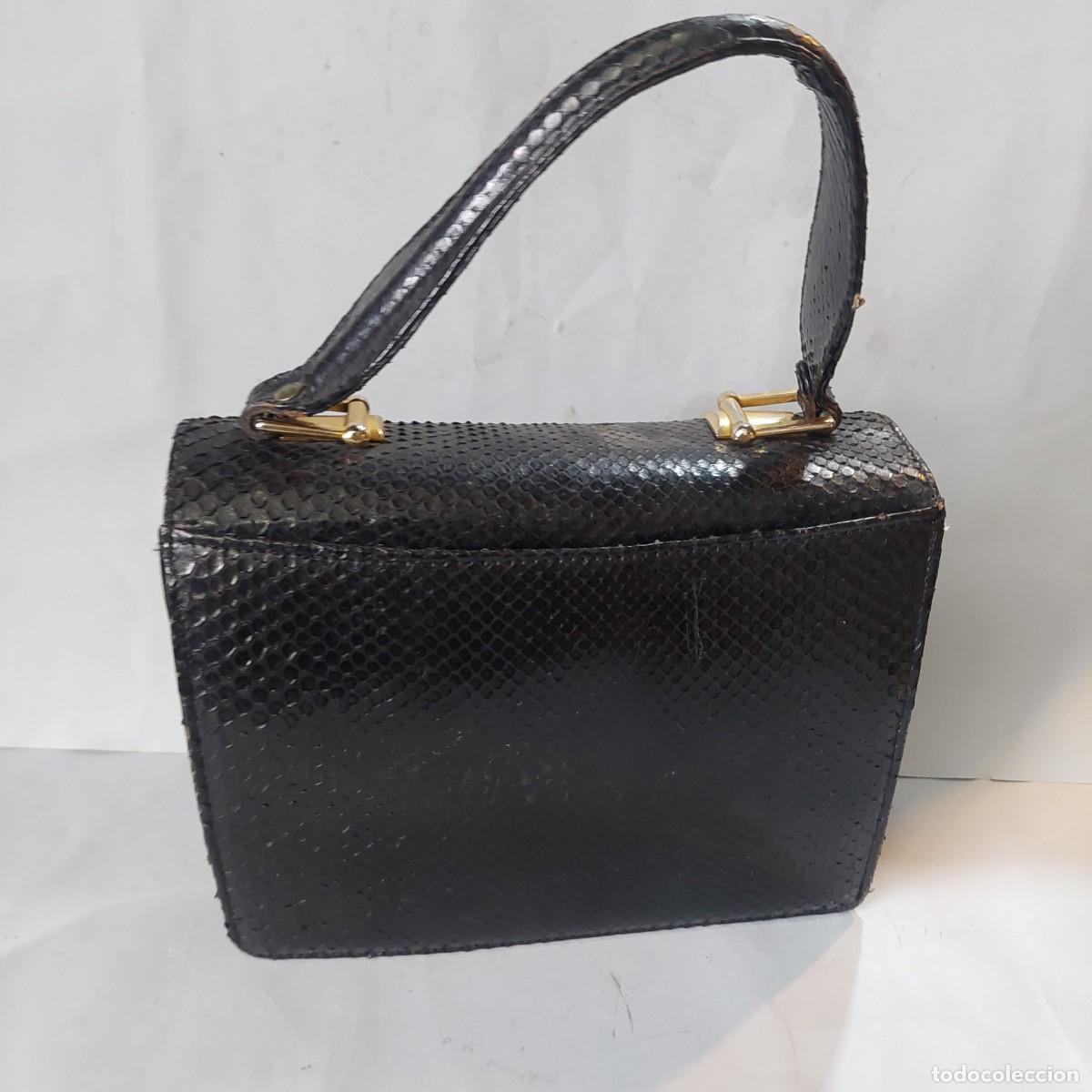 Vintage: Bolso vintage de piel de serpiente - Foto 2