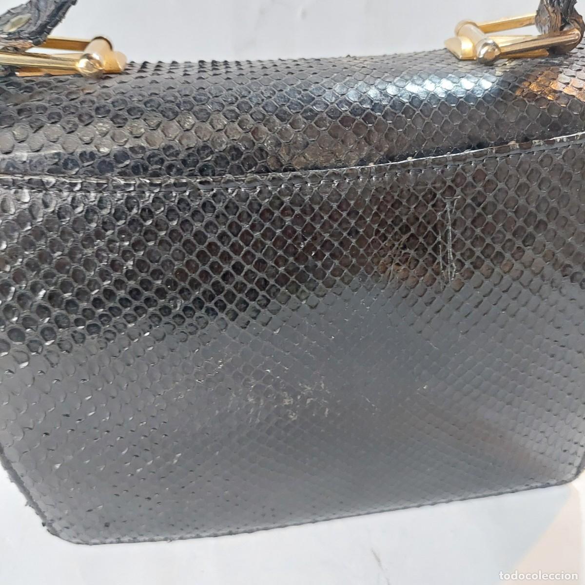 Vintage: Bolso vintage de piel de serpiente - Foto 3