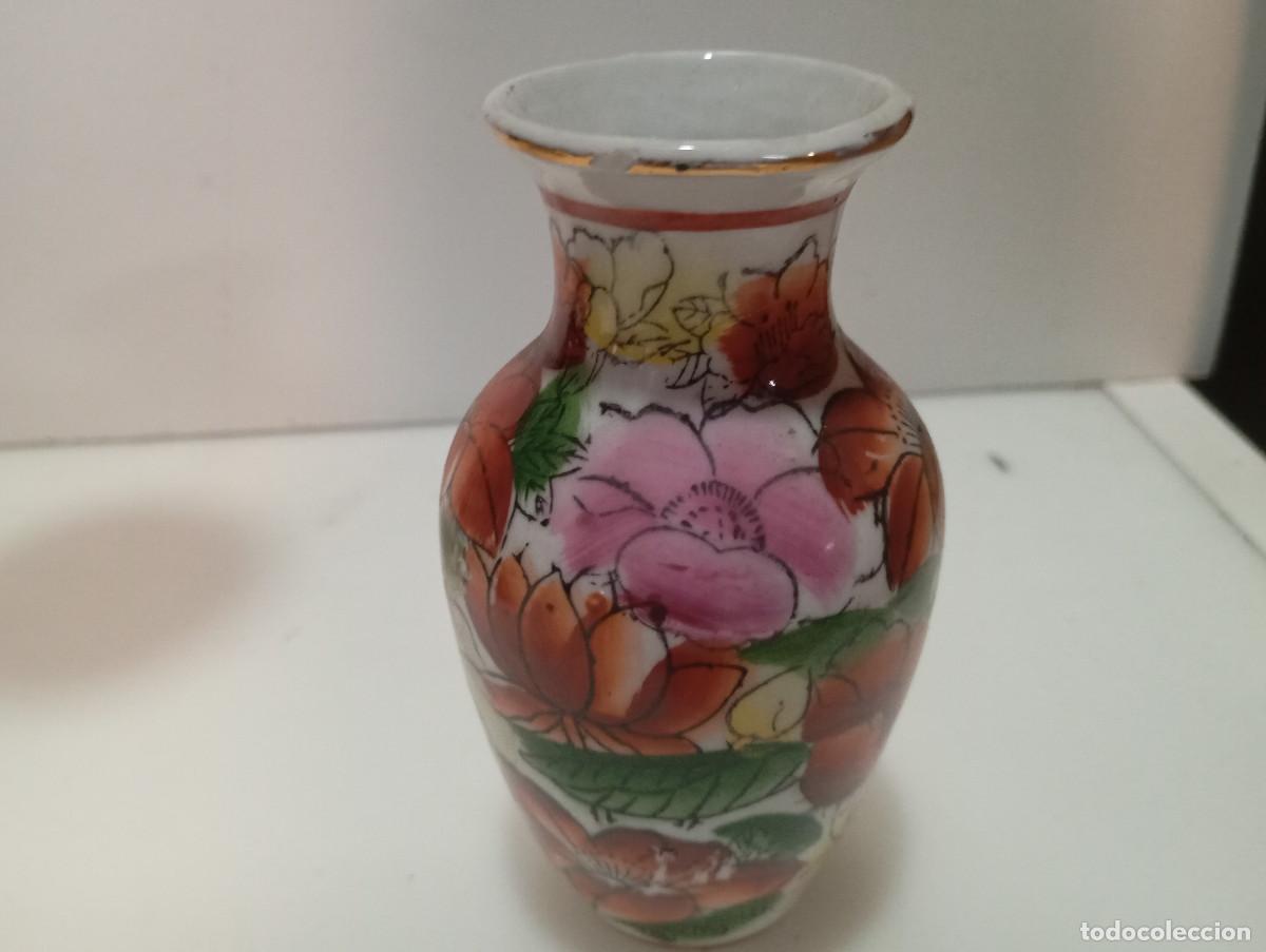 Vintage: jarron de porcelana oriental - Foto 1