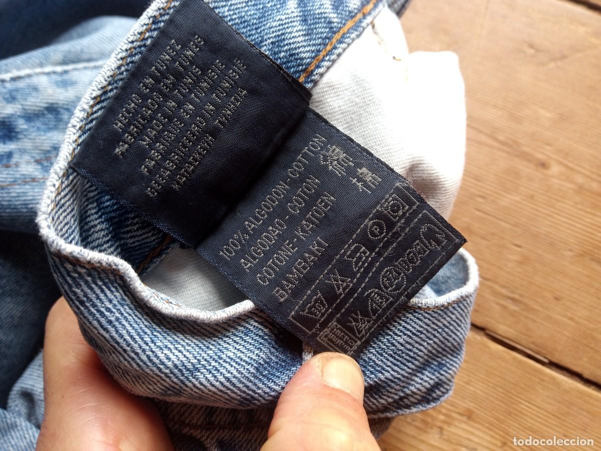 Vintage: Pantalones vaqueros jeans Basic. Pull & Bear. Cl&aacute;sico azul desgastado. Talla 38 - Foto 12
