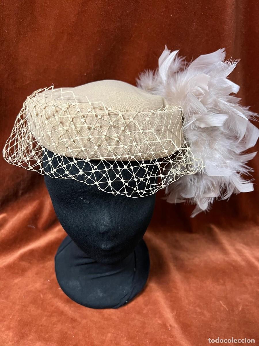 Vintage: Sombrero vintage con velo - Foto 2