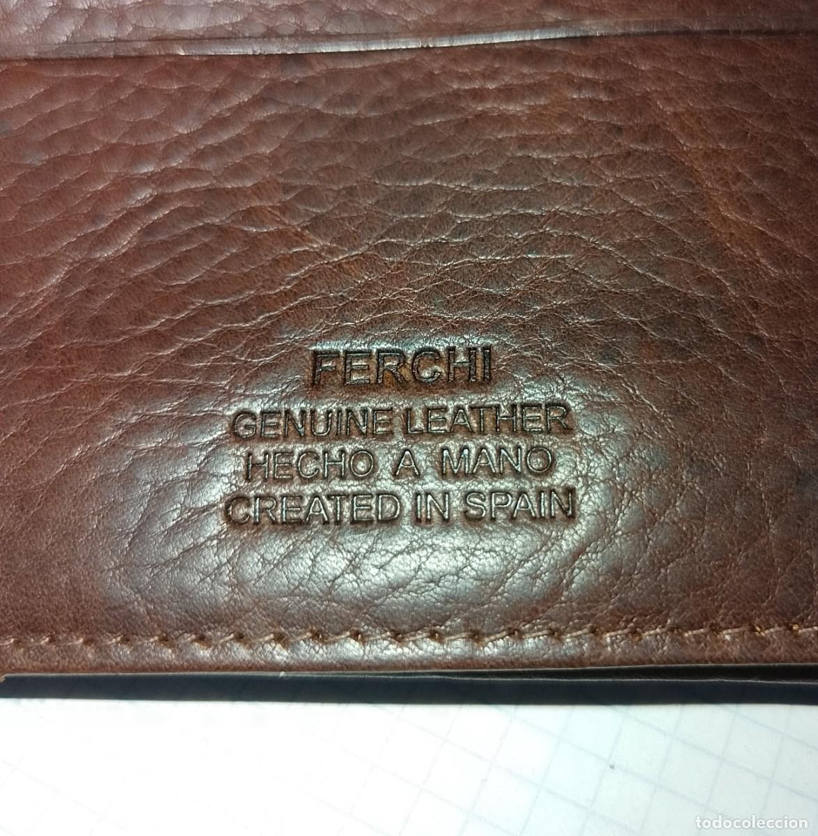 Vintage: Cartera de piel, Ferchi - Foto 3