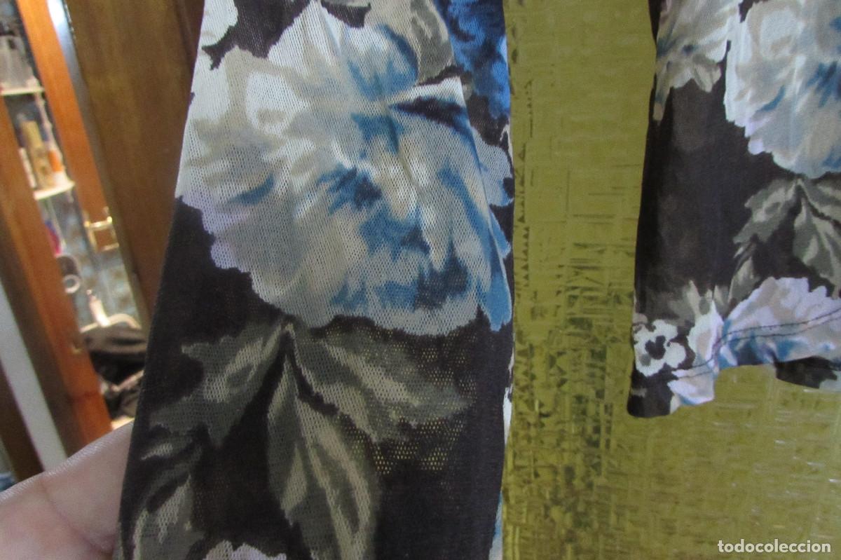 Vintage: T-Shirt fleuri transparente - G&eacute;rard Darel - Taille 4 - Foto 5