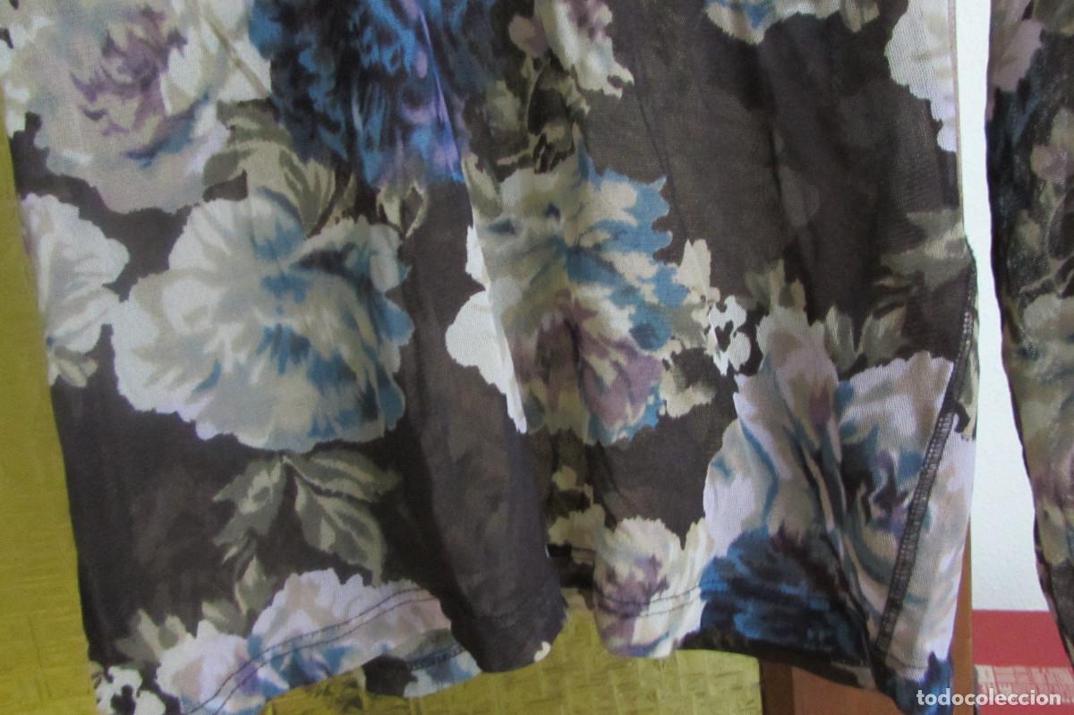 Vintage: T-Shirt fleuri transparente - G&eacute;rard Darel - Taille 4 - Foto 6