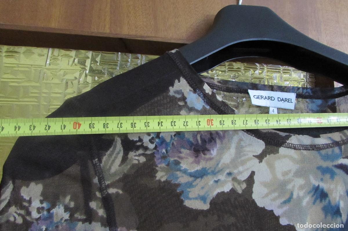 Vintage: T-Shirt fleuri transparente - G&eacute;rard Darel - Taille 4 - Foto 8