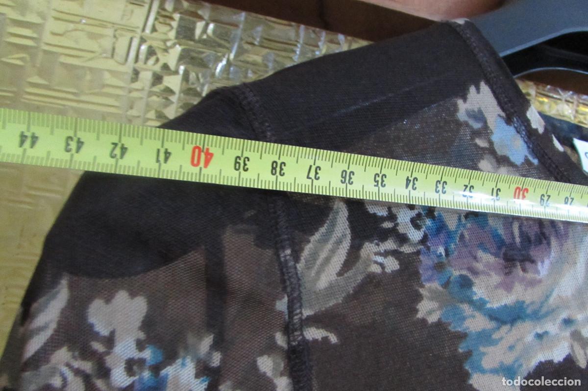 Vintage: T-Shirt fleuri transparente - G&eacute;rard Darel - Taille 4 - Foto 9