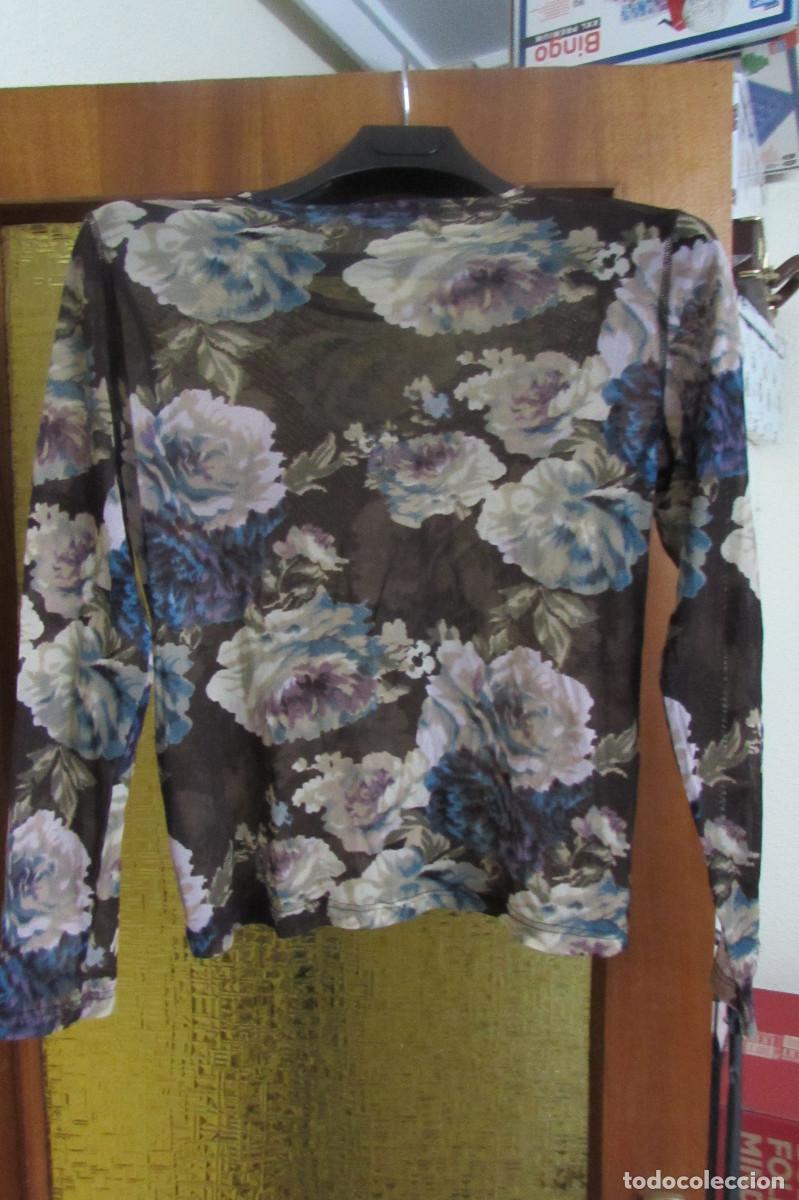 Vintage: T-Shirt fleuri transparente - G&eacute;rard Darel - Taille 4 - Foto 12