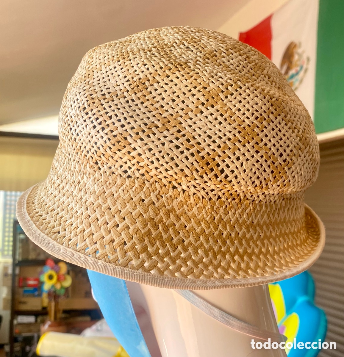 Vintage: Sombrero de Paja Vintage - Foto 4