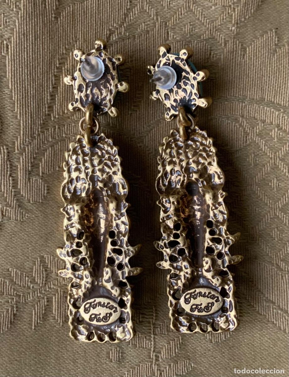 Vintage: PENDIENTES EGIPCIOS 6,5 cm LARGO - Foto 11