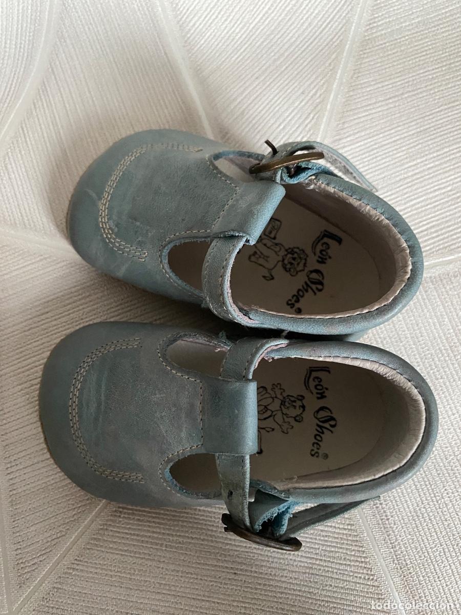 Vintage: Zapatitos de bebe vintage en piel - Foto 3