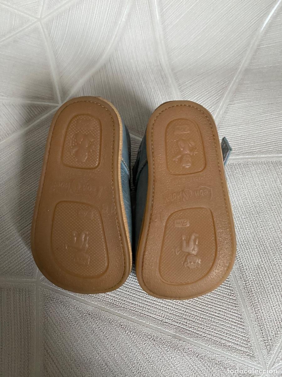 Vintage: Zapatitos de bebe vintage en piel - Foto 4