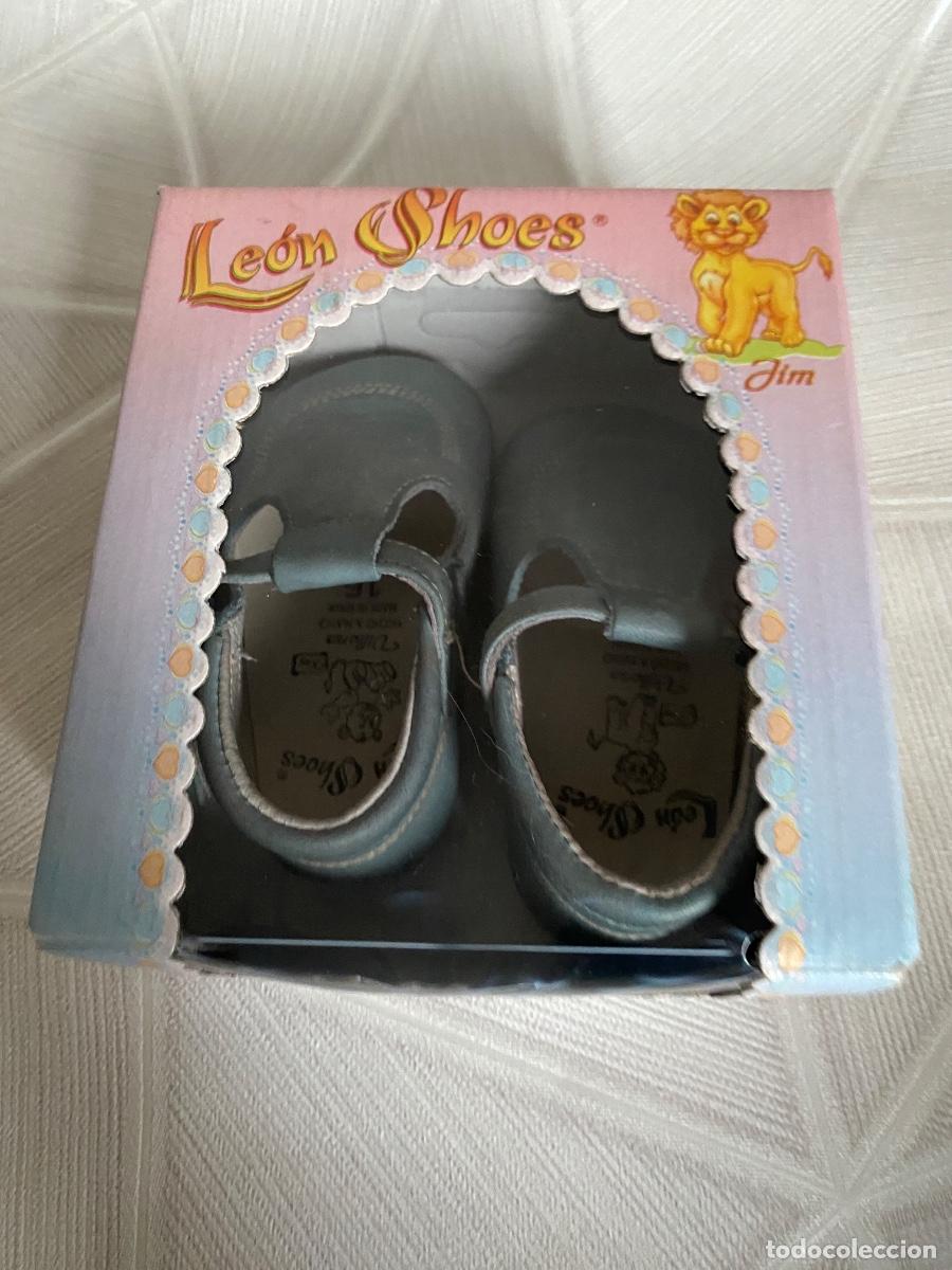 Vintage: Zapatitos de bebe vintage en piel - Foto 5