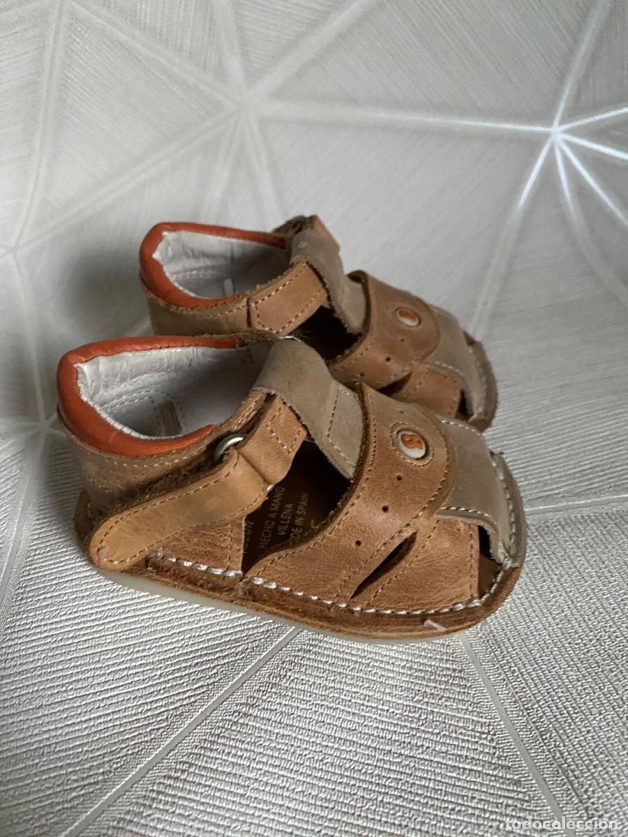 Vintage: Sandalias de bebe en piel - Foto 3