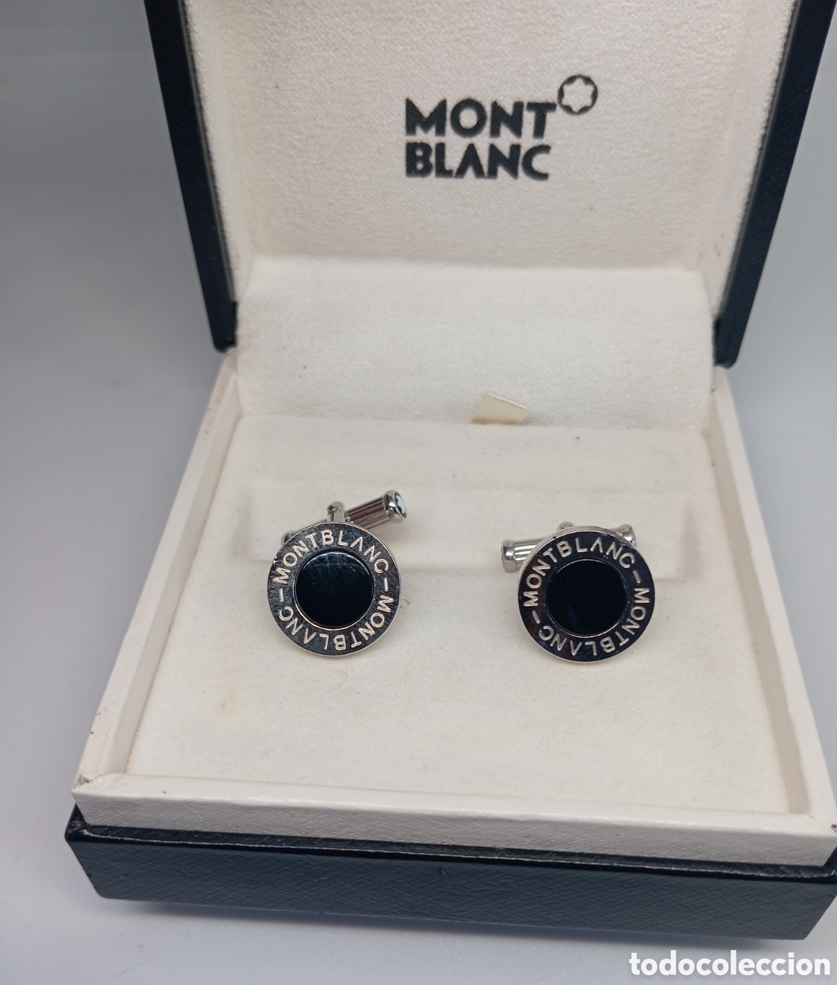 Vintage: Gemelos Montblanc de acero inoxidable - Foto 2